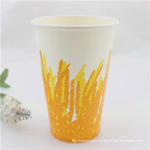 Custom Logo Printed 12oz/16oz Single Wall Hot Coffee Paper Cup